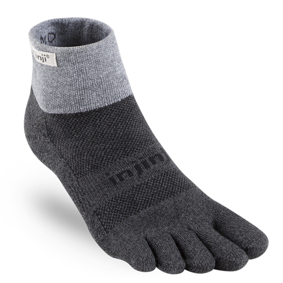 Injinji Trail Midweight Mini-Crew Toe Socks