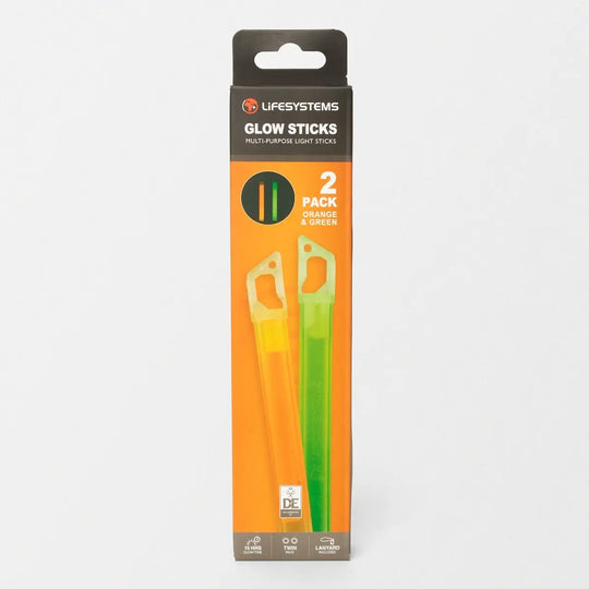 LIFE SYSTEMS 15 HOUR GLOWSTICK x 2 PACK