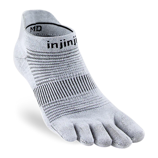 Injinji Run Lightweight No Show - Grey