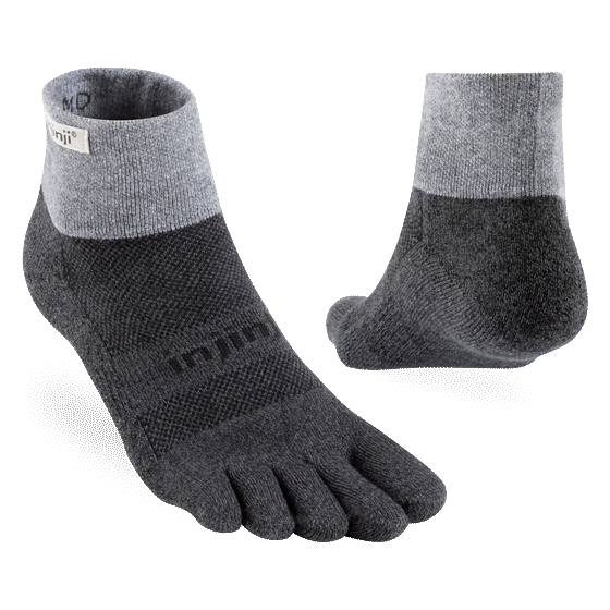 Injinji Trail Midweight Mini-Crew Toe Socks