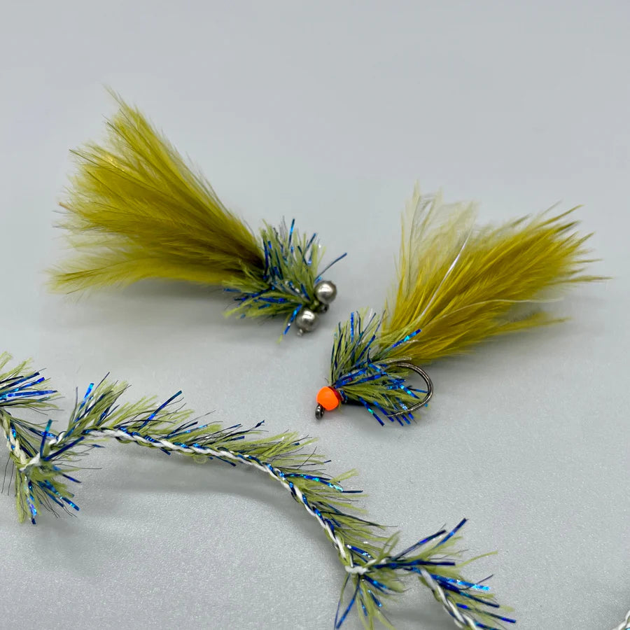 Upavon Blue Flash Damsel Straggle Hackle