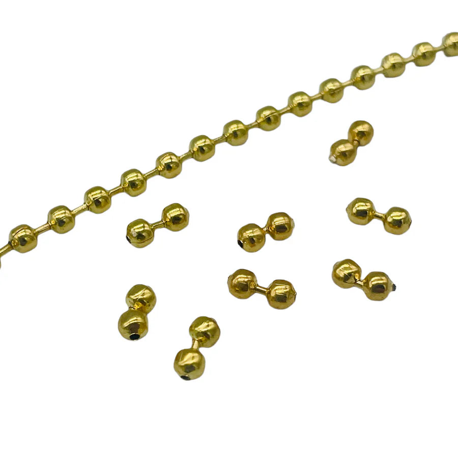 Metallic Bead Chain Eyes 3.5mm