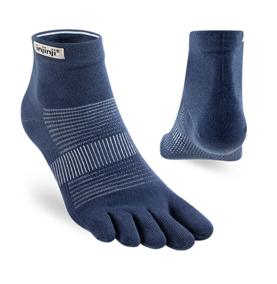 Injinji Run Original Weight Mini-Crew Navy