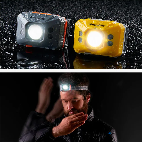 Naturehike Motion Sense Waterproof Rechargeable Headlamp