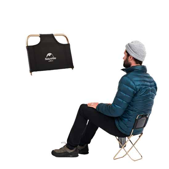 Naturehike Ultralight Folding Stool with Back