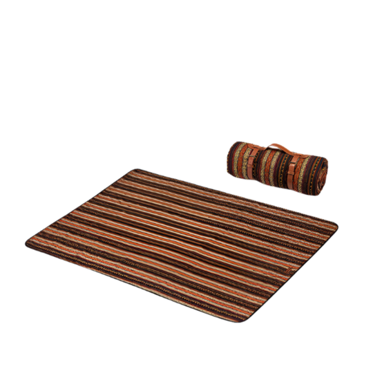 Picnic Rug Brown Stripes