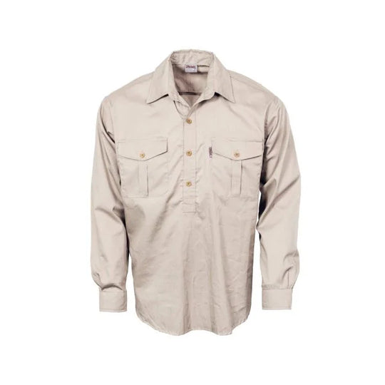 Box Front Long Sleeve Shirt