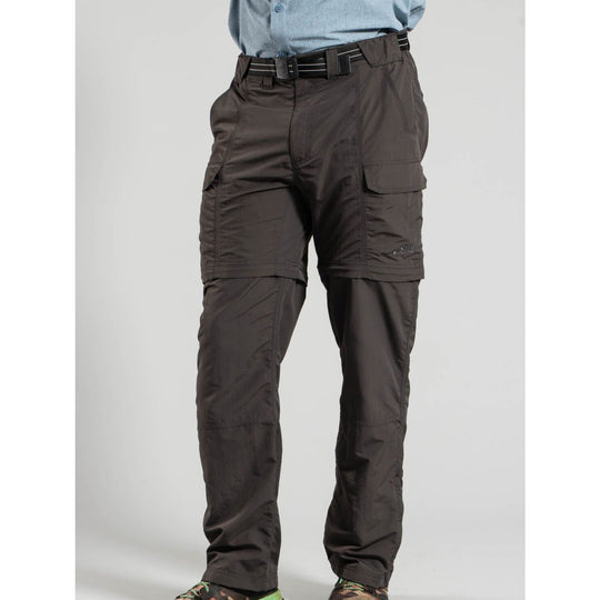 First Ascent Men's Utility Zip-off Hiking Pants Charcoal