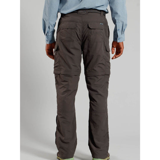 First Ascent Men's Utility Zip-off Hiking Pants Charcoal