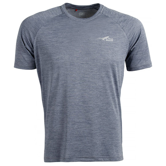 First Ascent Men's Corefit Running Tee Mist