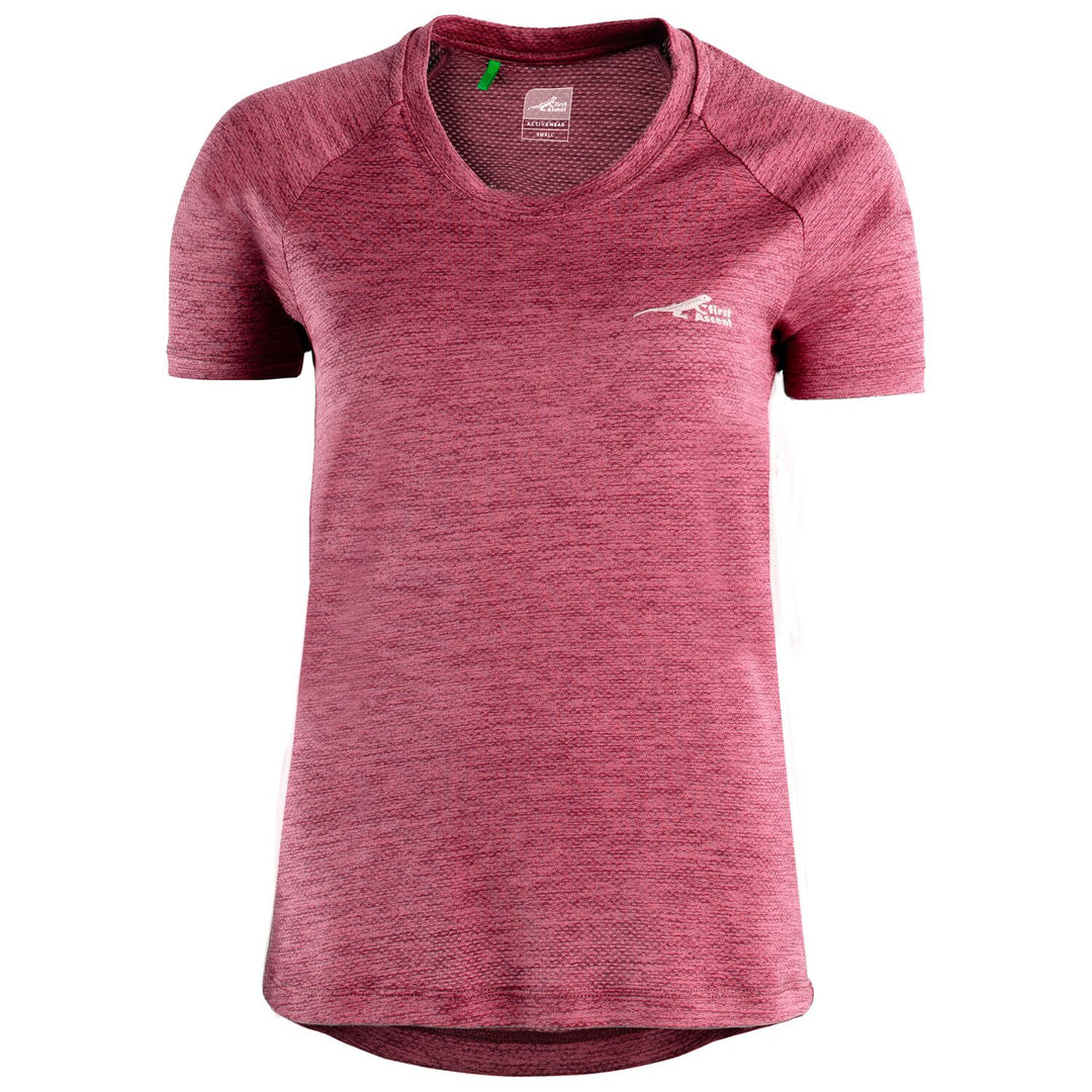 Ladies Corefit Running Tee Wild Bark