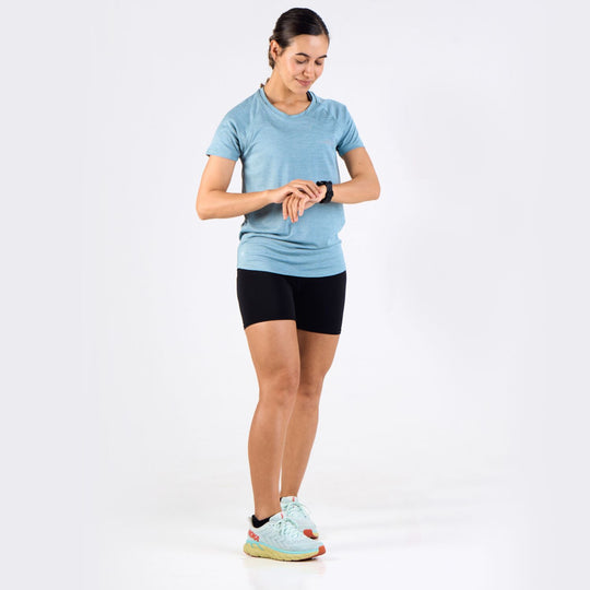 Ladies Corefit Running Tee Otter Trail