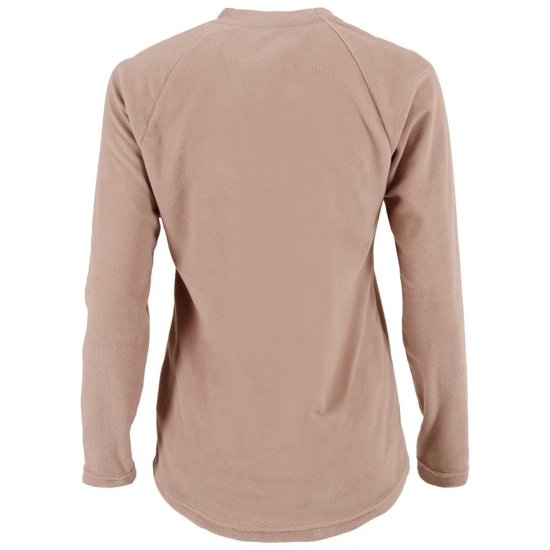 First Ascent Ladies Core Fleece Pullover Top Karoo Dust