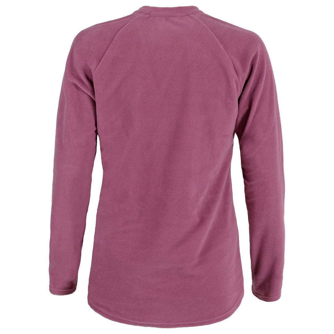 First Ascent Ladies Core Fleece Pullover Top Wild Bark