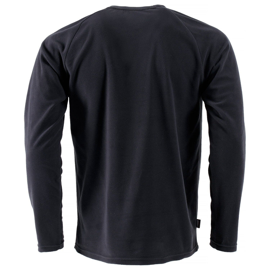 First Ascent Men's Core Fleece Pullover Top Black