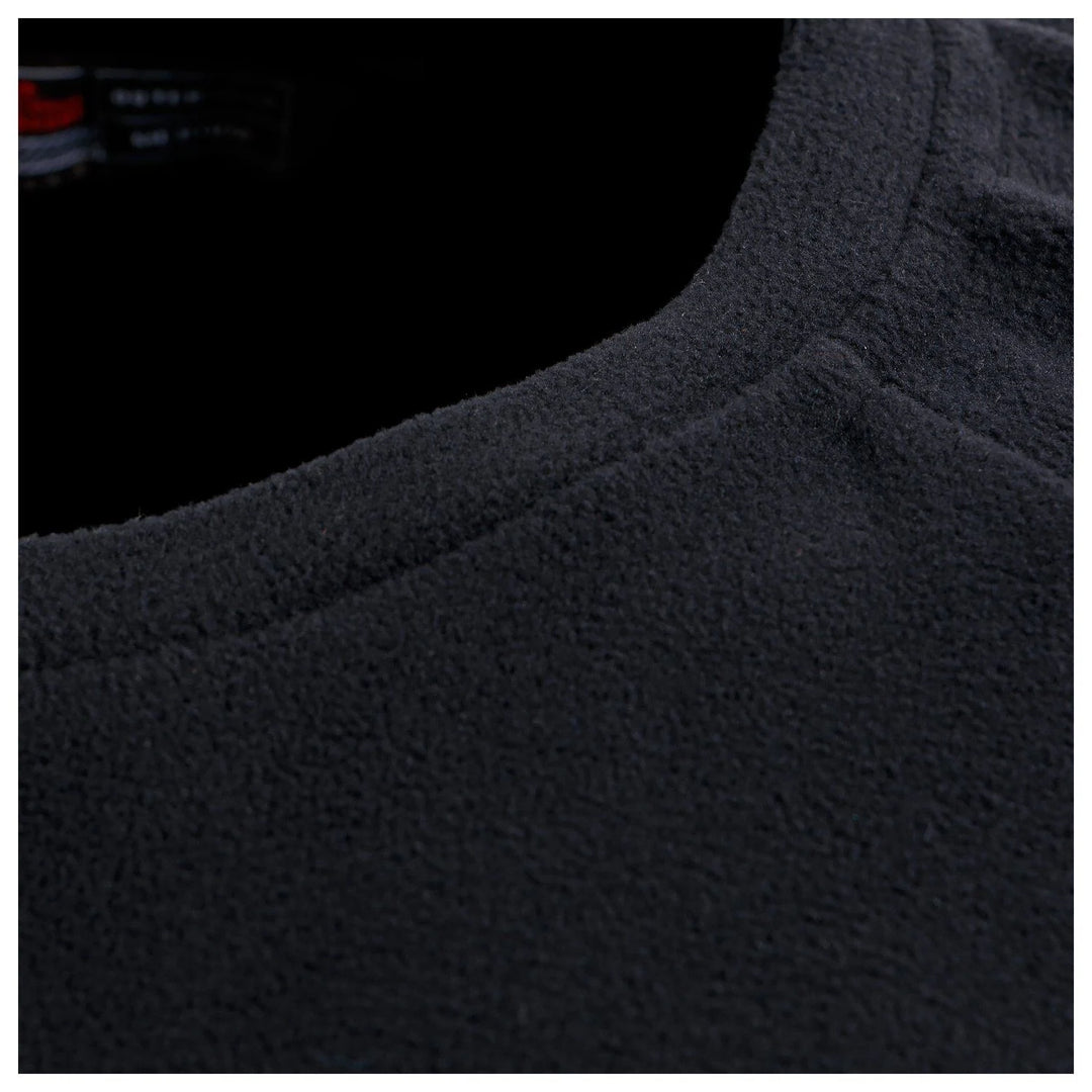 First Ascent Men's Core Fleece Pullover Top Black